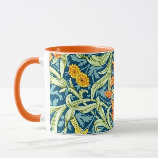 Iris, een William Morris patroon, Mok (Links)