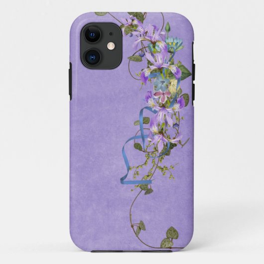 Iris en Ivy Bouquet Case-Mate iPhone Case (Achterkant)
