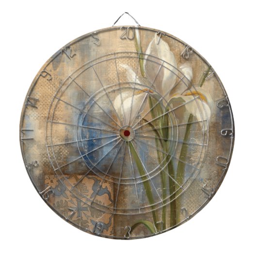 Iris en Tile Dartbord (Voorkant)