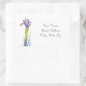 Iris étiquettes de adresse (Sac)