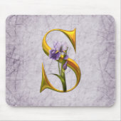 Iris Fantasy Monogrammed Muismat (Voorkant)