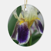 Iris Fleur Photo Cercle Ornement (Gauche)