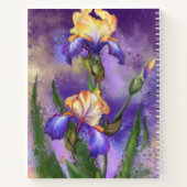 Iris Fleurs Carnet Irises (Dos)