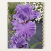 Iris Fleurs Fleurs Violet Lavande Lilac Apron (Dos)