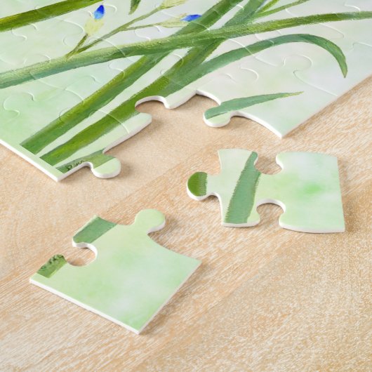 Iris Fleurs Jigsaw Puzzle (Côté)