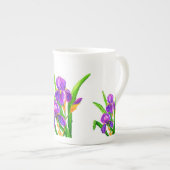 Iris Fleurs Mug Belle Fleur Irises (Devant droit)