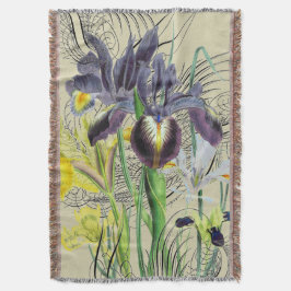 Iris Floral Fantasy 2.0 Neutraal Deken