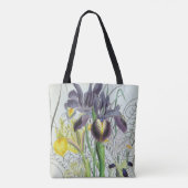 Iris Floral Fantasy 2.0 Tote Bag (Achterkant)