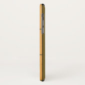 Iris Flower Art Nouveau Glas in lood blauw goud Case-Mate iPhone Case (Achterkant/links)