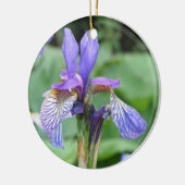 Iris Flower Ceramic Ornament (Links)
