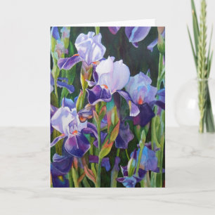 Iris Flower Garden Kaart