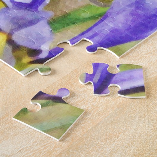 Iris Flower Garden Puzzle Legpuzzel (Zijkant)