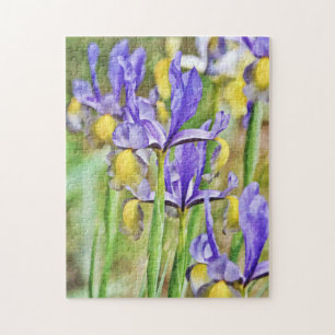 Iris Flower Garden Puzzle Legpuzzel