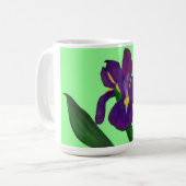 Iris Flower-Mok Koffiemok (Voorkant links)