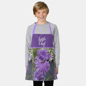 Iris Flower Paarse Lavender Girls Lila Schort (Gedragen)