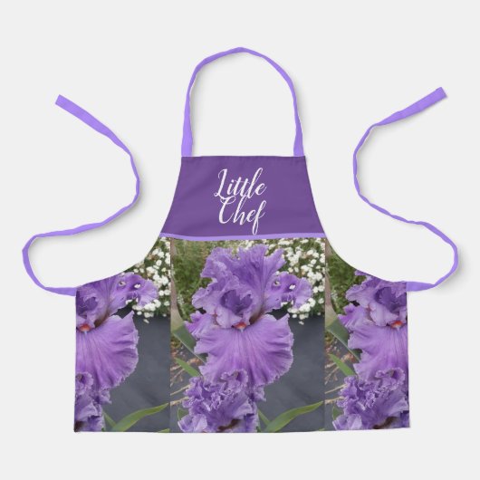 Iris Flower Paarse Lavender Girls Lila Schort (Voorkant)