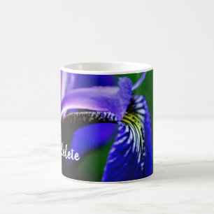 Iris Flower Personalized Koffiemok