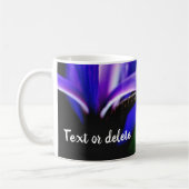 Iris Flower Personalized Koffiemok (Links)
