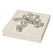 Iris Flower Rubberstempel (Stempel)