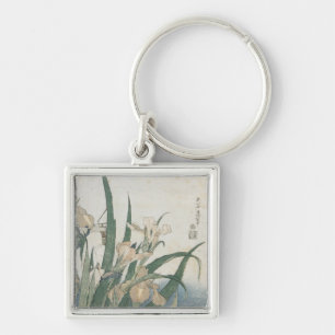 Iris Flowers and Grasshopper, c.1830-31 Sleutelhanger