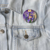 Iris Flowers Button (In situ)