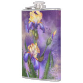 Iris Flowers Flask Heupfles (Links)