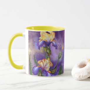 Iris Flowers Koffie Mok