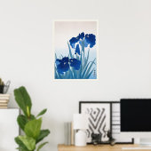 Iris Flowers Ohara Koson Japans Print (Thuiskantoor)