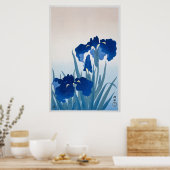 Iris Flowers van Ohara Koson (1925-1936) Poster (Keuken)