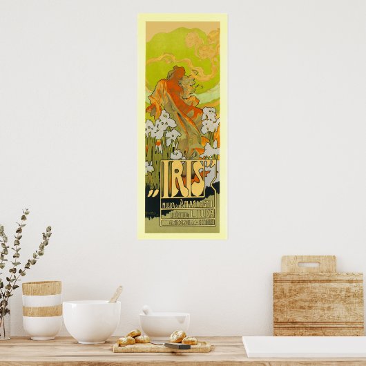 IRIS  Frans Adverteren Poster (Keuken)