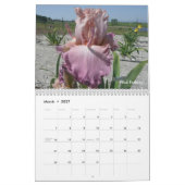 IRIS GARDEN 2012 CALENDAR KALENDER (Mar 2027)