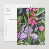 Iris Garden Briefkaart (Voorkant / Achterkant)