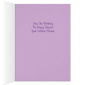Iris Garden Carte d'anniversaire (Intérieur (Droit))