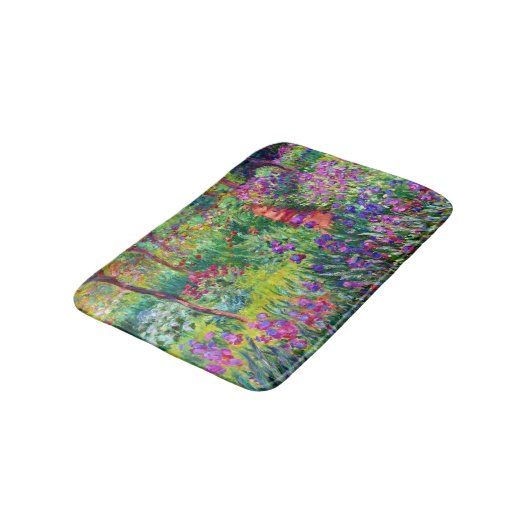 Iris Garden Claude Monet Fine Art Badmat (Gekanteld)