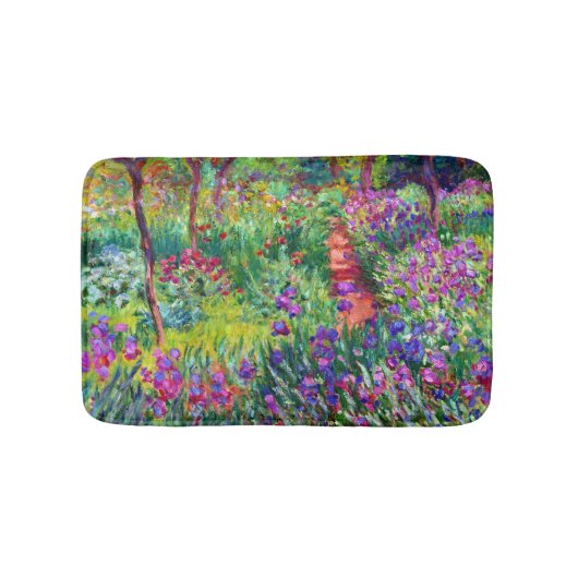 Iris Garden Claude Monet Fine Art Badmat (Voorkant)