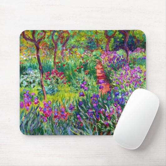 Iris Garden in Giverny Mousepad Muismat (Met muis)
