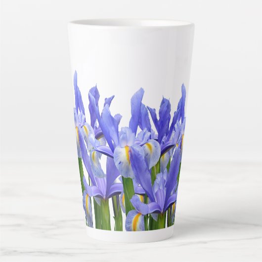 Iris Garden - Latte Mug (Devant)