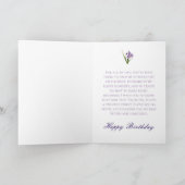 Iris Garden moederdag Kaart (Binnen)