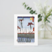 Iris Garden Postcard Briefkaart (Staand voorkant)