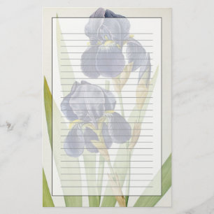 Iris Germanica uit "Les Liliacees", 1805 Briefpapier