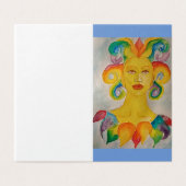 Iris, godin van de regenboog kaart (Buitenkant ongevouwen)