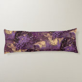 Iris Gold Ink Swirl: Lichaamskussen (Achterkant)