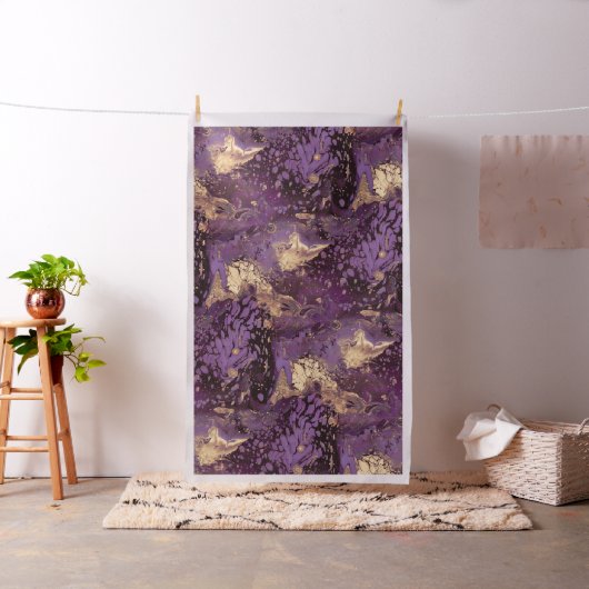 Iris Gold Ink Swirl: Stof (Voorbeeld)