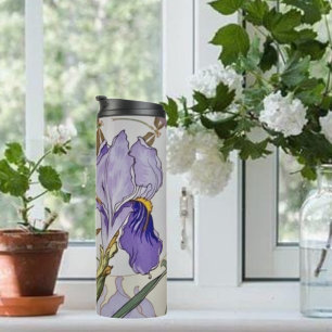  Iris Illustratie Thermosbeker