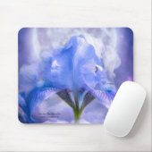 Iris in de moonlite Mousepad Muismat (Met muis)