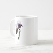 Iris in liefde koffiemok (Voorkant links)