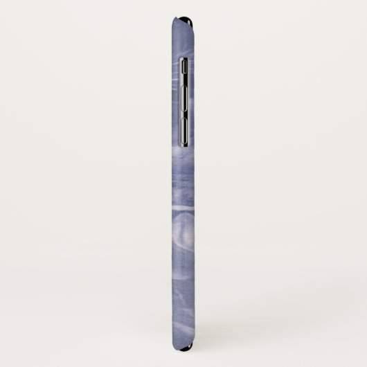 Iris intérieur beauté argent coque iphone (Dos/Gauche)