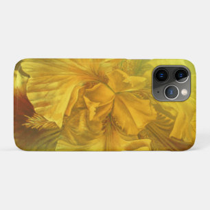 Iris inwendige schoonheid warm geel iPhone 11 pro hoesje