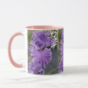 Iris Iriss Fleur Violette Fleur Florale Mug