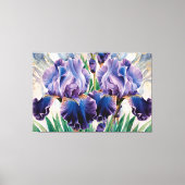 *~* IRIS Irissen  Bloemen TV2 Canvas Print (Voorkant)